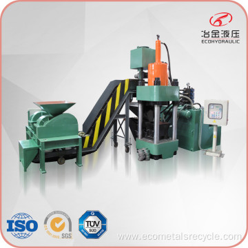 Vertical Automatic Metal Chips Briquette Making Machine